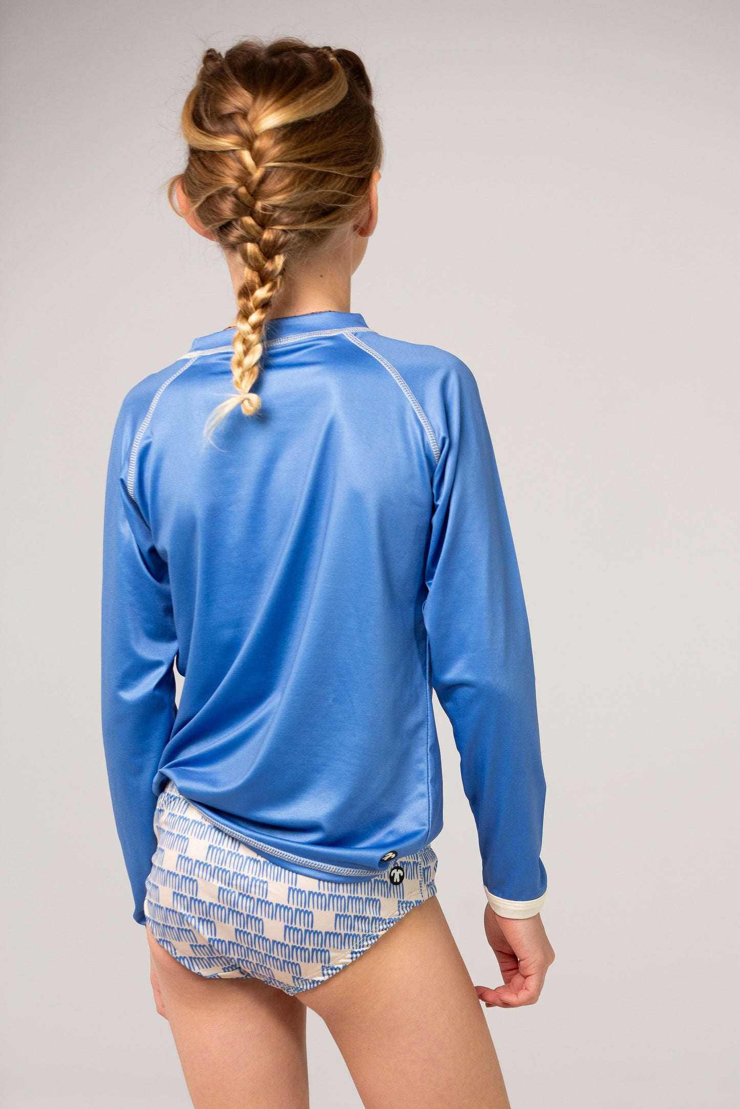 Ducksday Kids Long Sleeve T-Shirt UPF50+ - Blue 🌱