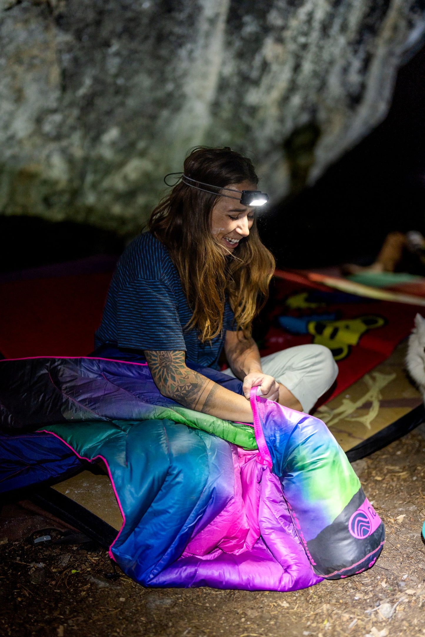 Rumpl Original Puffy Blanket - Northern Lights 🌱