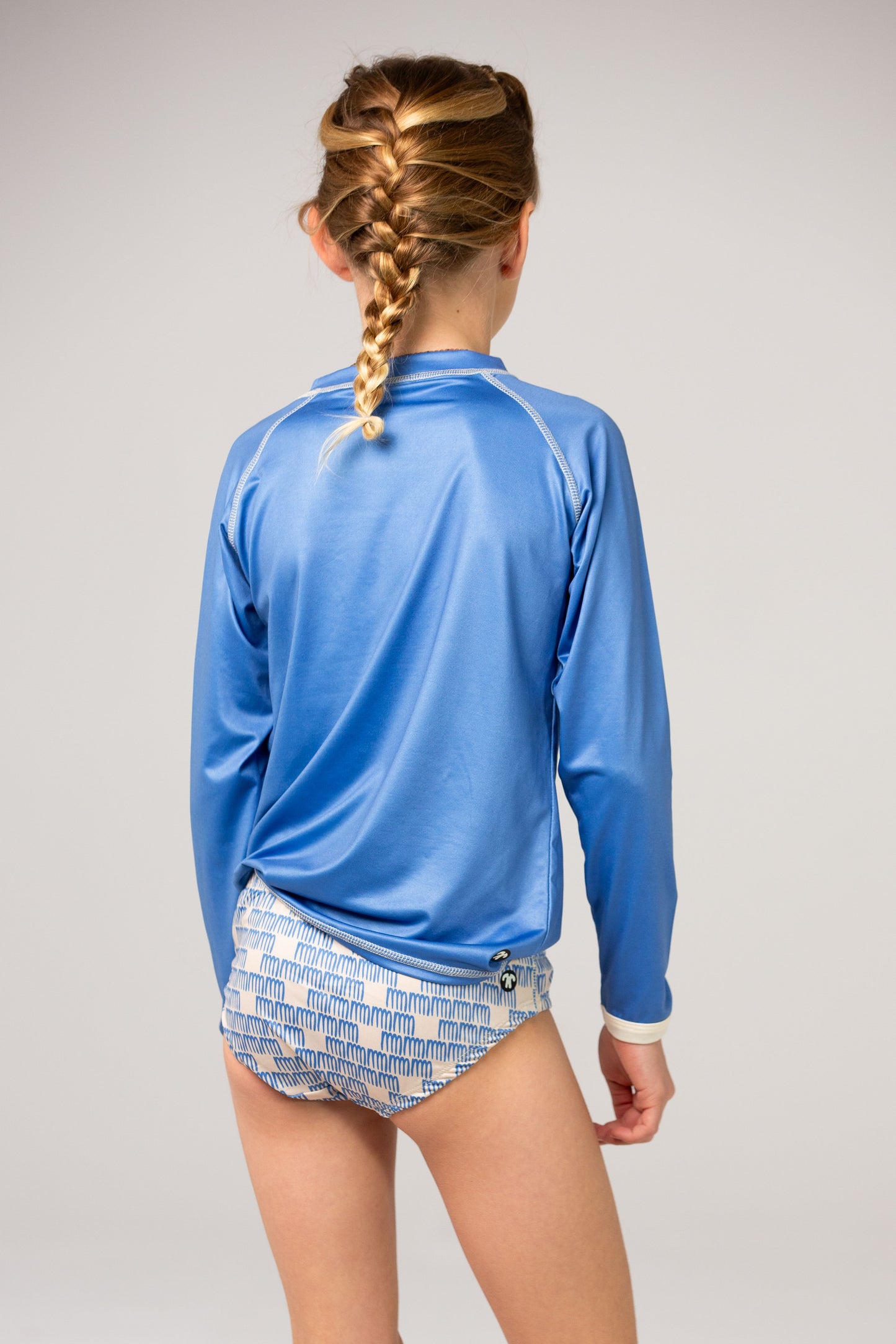 Kids Long Sleeve T-Shirt UPF50+ - Blue