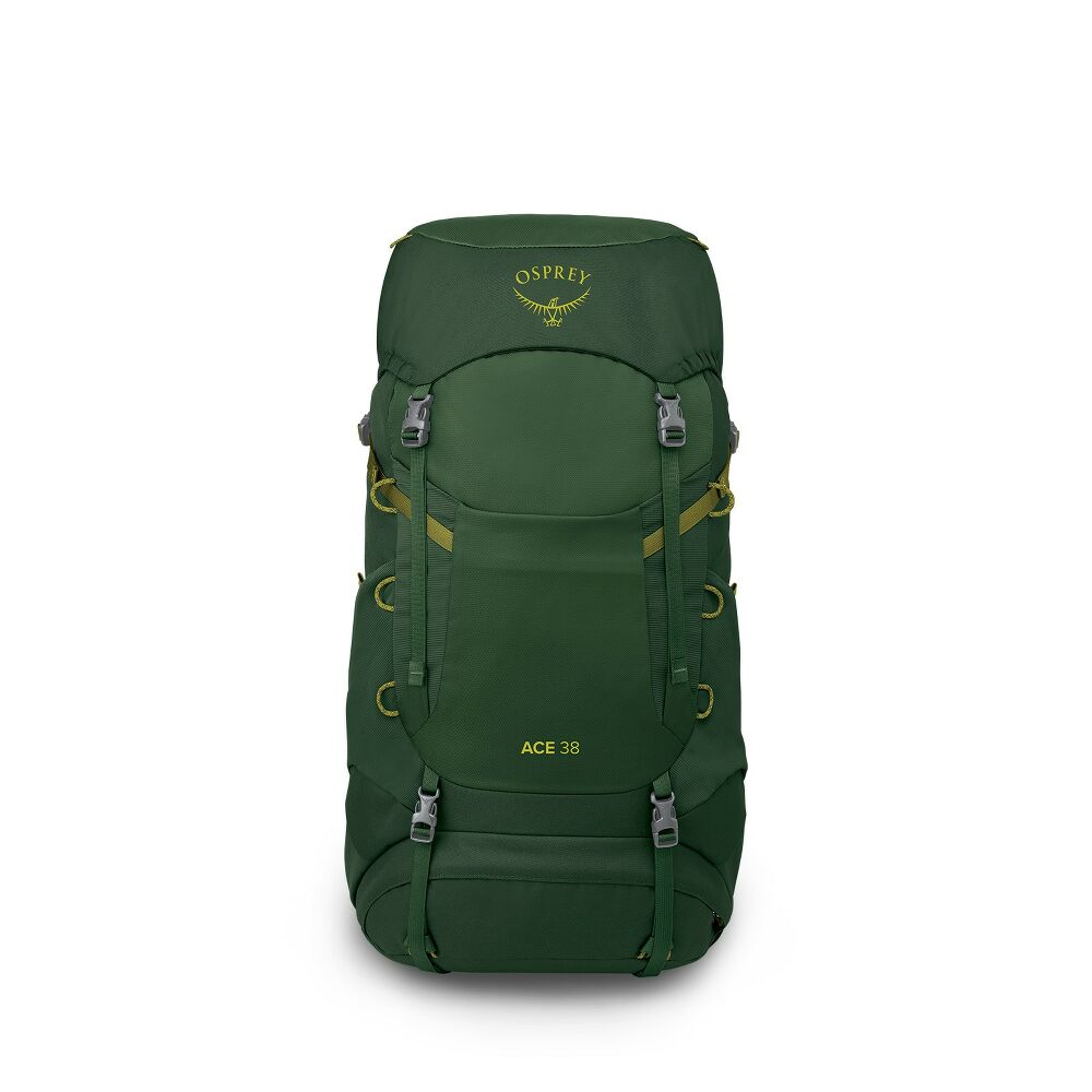 Osprey Ace 38L Junior Hiking Backpack (Green Canopy/Matcha Green) 🌱