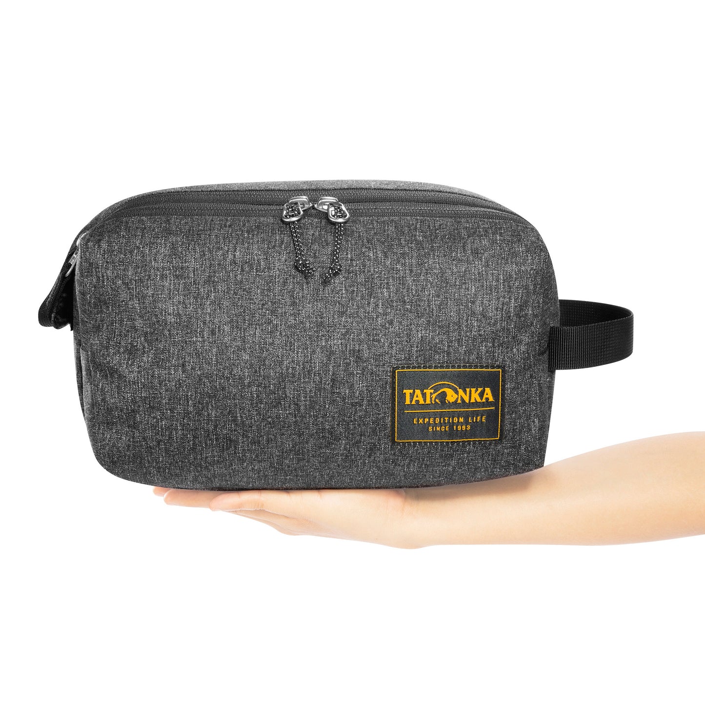 Tatonka Double Zip Toiletry Pouch (Sage Green) 🌱