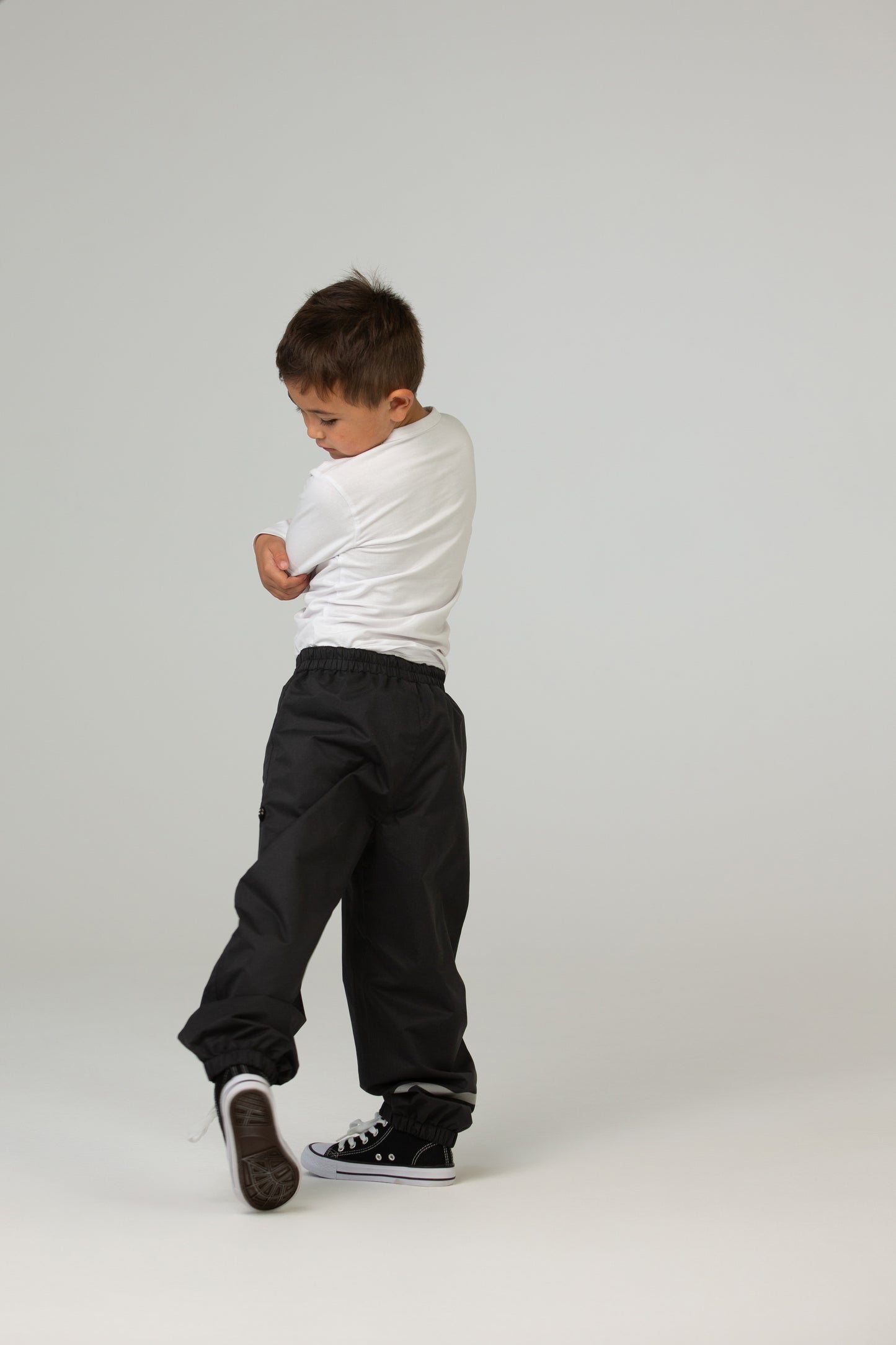 Kids Rain Pants - Black