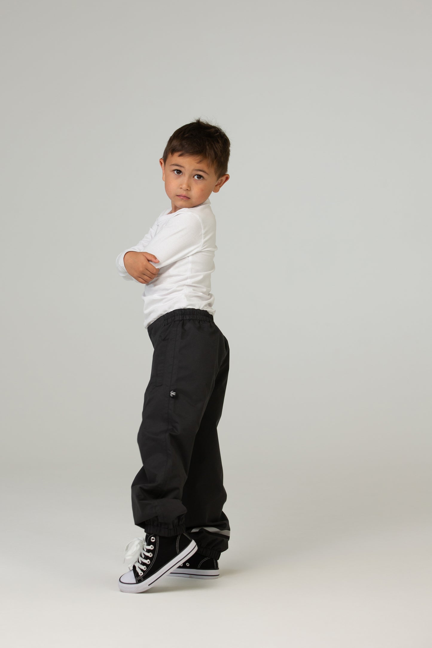 Kids Rain Pants - Black