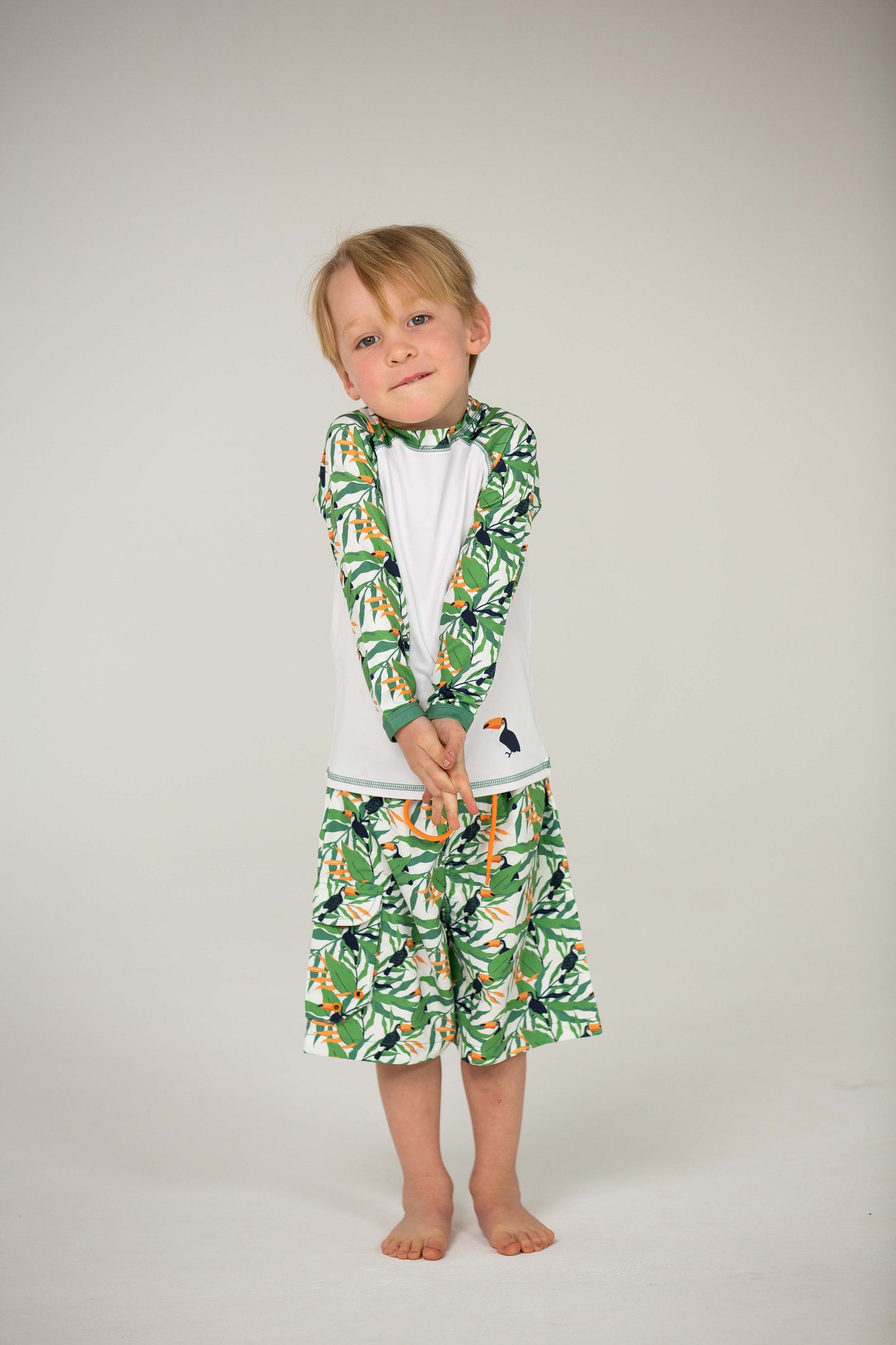 Kids Long Sleeve T-Shirt UPF50+ - Toucan