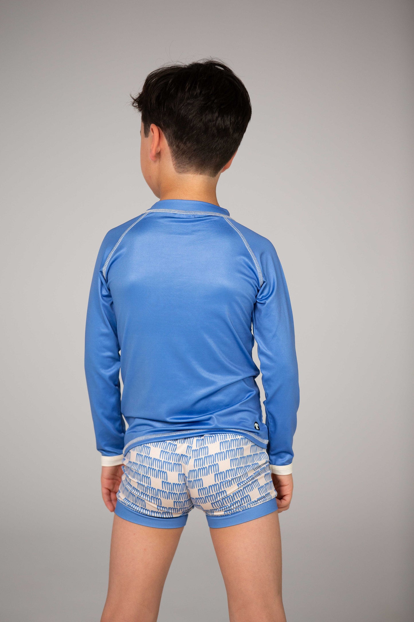 Kids Long Sleeve T-Shirt UPF50+ - Blue