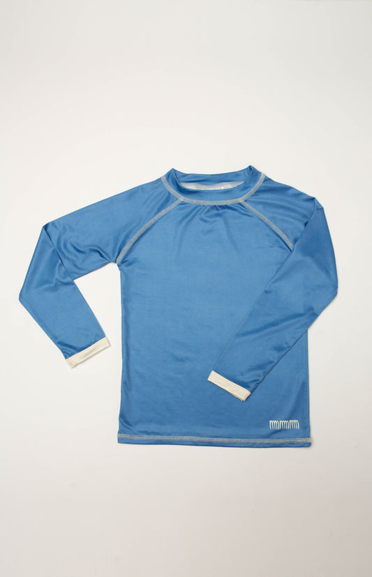 Kids Long Sleeve T-Shirt UPF50+ - Blue