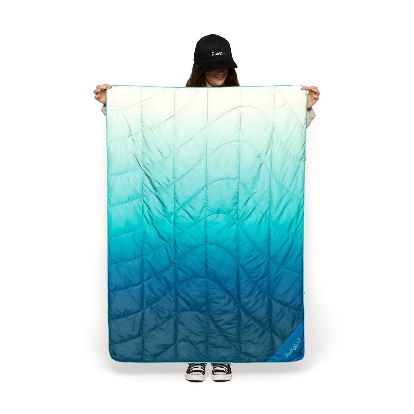 Rumpl Travel Puffy Blanket - Deep Foam Fade 🌱