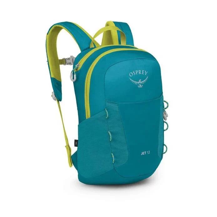 Osprey Jet 12L Kids Hiking Backpack (Blue Spikemoss) 🌱