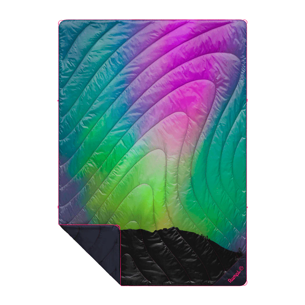 Rumpl Original Puffy Blanket - Northern Lights 🌱